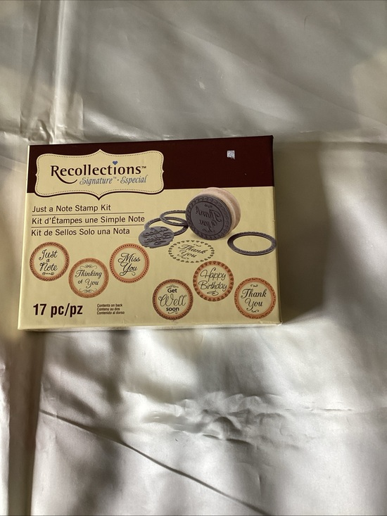 Recollections Other - Recollections Signature Special Just A Note Thank You Stamp Kit